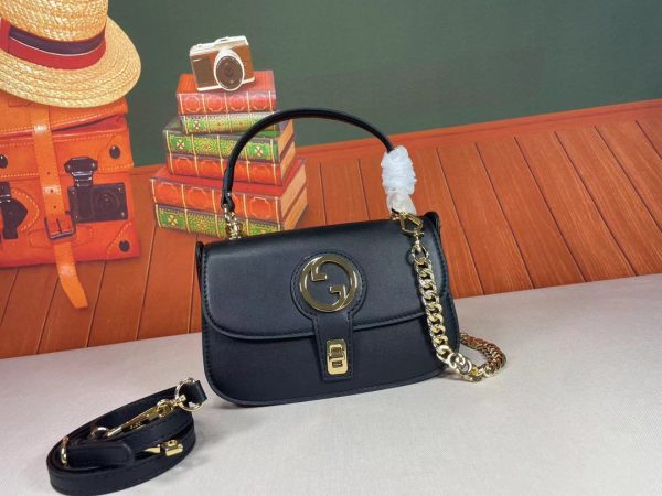 Blondie top-handle bag black