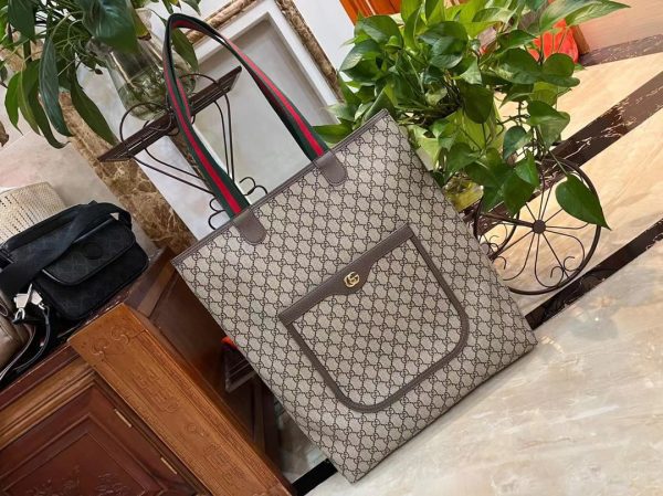 OPHIDIA GG LARGE TOTE BAG