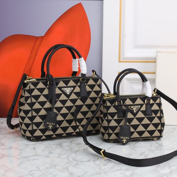 Mini/Small Symbole embroidered fabric bag