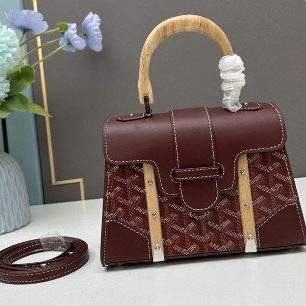Saïgon Structuré Mini Bag Dark red