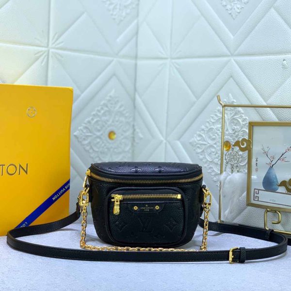 Mini Bumbag embossed black