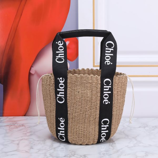 SMALL WOODY BASKET black