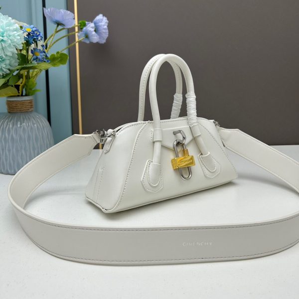Mini Antigona Stretch bag white