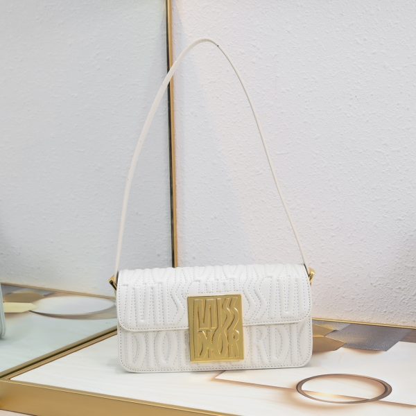 Miss Dior Flap Bag white