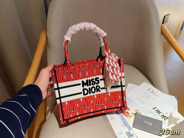Miss Dior Allover Small Book Tote