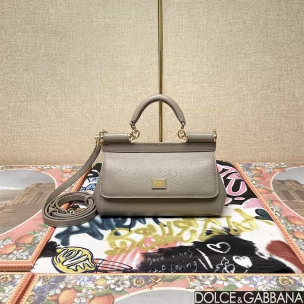 Small Sicily handbag gray