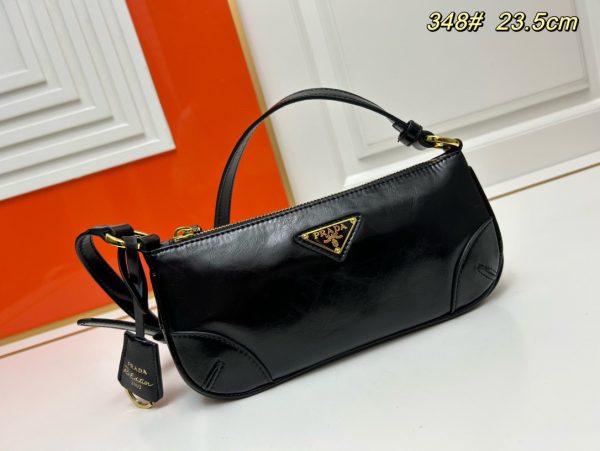 Re-Edition 2002 Re-Nylon and brushed leather shoulder bag