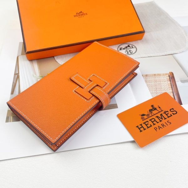 New H Passant Toutenmainte Wallet orange