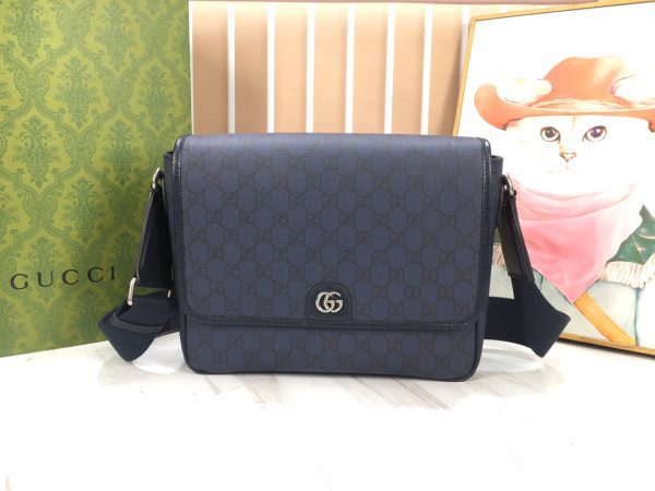 Ophidia Medium Messenger Bag navy blue