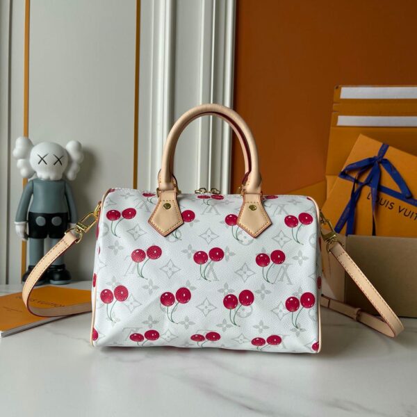 LV x TM Speedy Bandoulière 25- White
