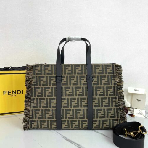 Summer Tote FF jacquard fabric bag (1)