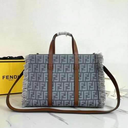Summer Tote FF jacquard fabric bag (9)