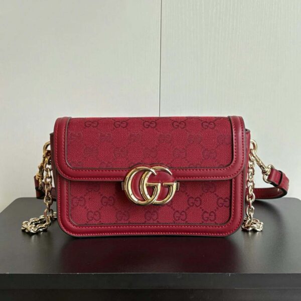 Gucci Go small shoulder bag Red Canvas