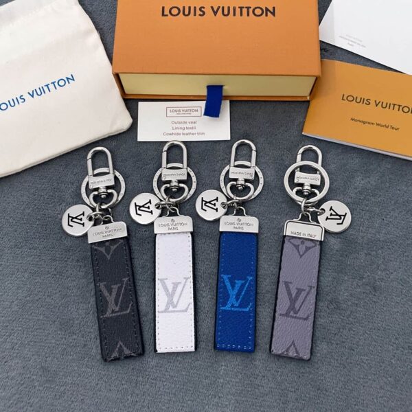 Monogram Key Holder Bag Charm (1)