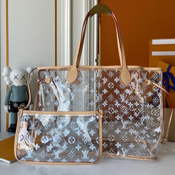 Neverfull MM Transparent white