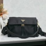 Prada Explore large Re-Nylon shoulder bag with flap (1)