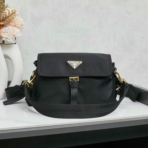 Prada Explore medium Re-Nylon shoulder bag with flap (1)