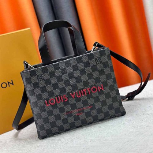 Shopper Tote 25 Damier Graphite (1)