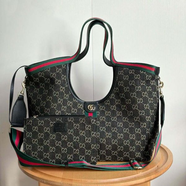 Gucci Giglio large tote bag Black