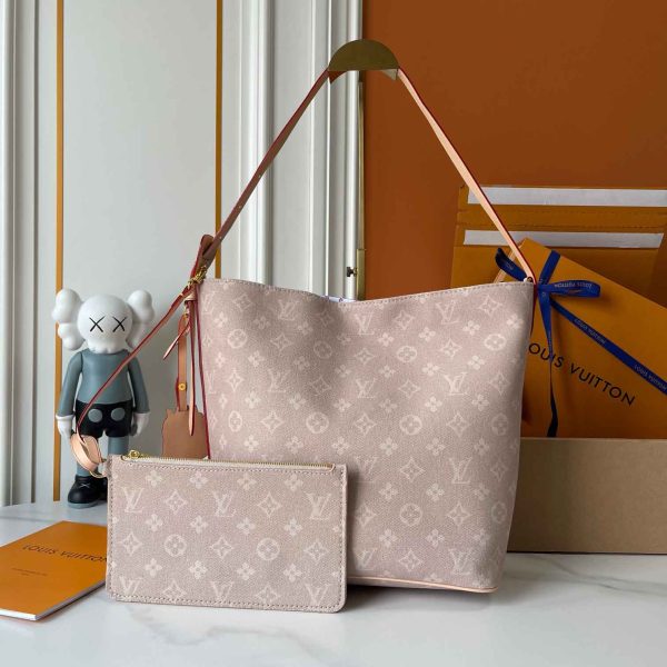 All In GM Meowgram coated canvas Handbags