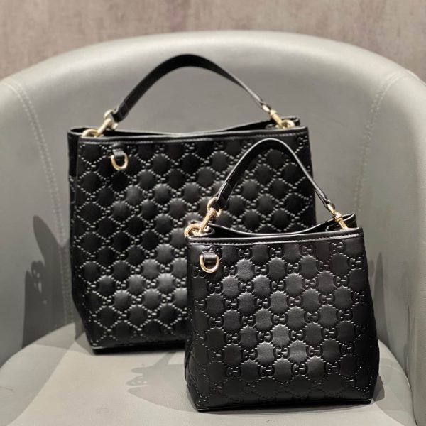 GG Emblem bucket bag (8)