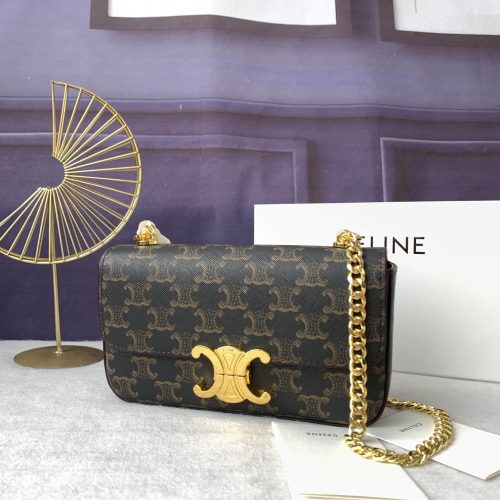 Triomphe Chain Shoulder Bag (19)