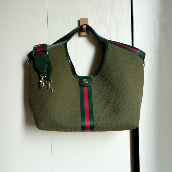 Gucci Giglio large tote bag Olive