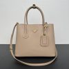 Double Saffiano leather tote bag (11)