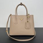 Double Saffiano leather tote bag (11)