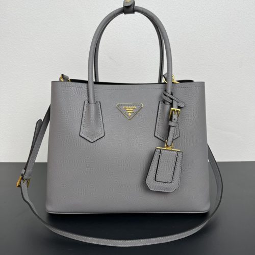 Double Saffiano leather tote bag (21)