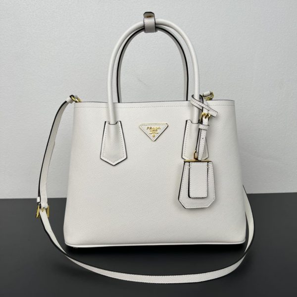 Double Saffiano leather tote bag (47)