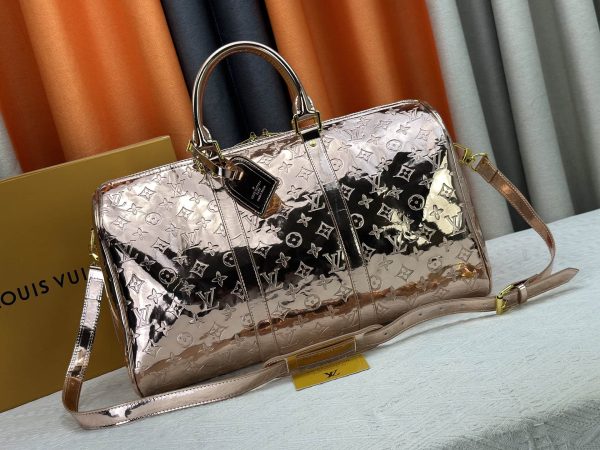 Keepall Bandoulière 45 Ski Series rose gold (1)