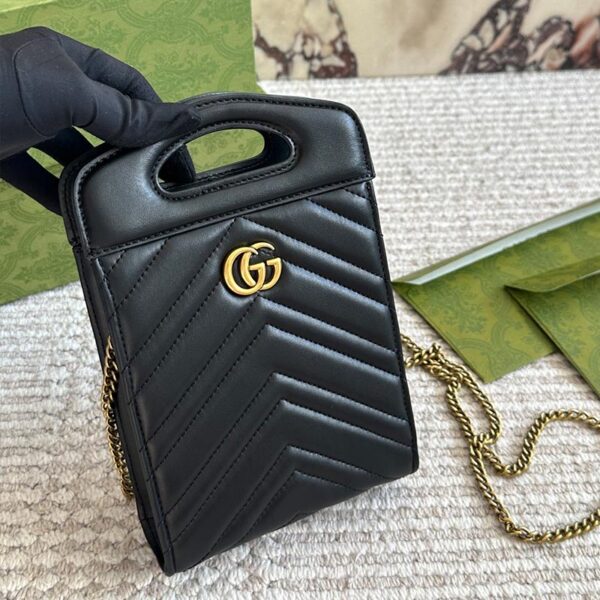 GG Marmont Top Handle Convertible Chain Tote (2)