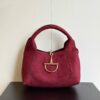 Gucci Softbit medium top handle bag suede (1)
