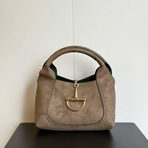 Gucci Softbit medium top handle bag suede (19)
