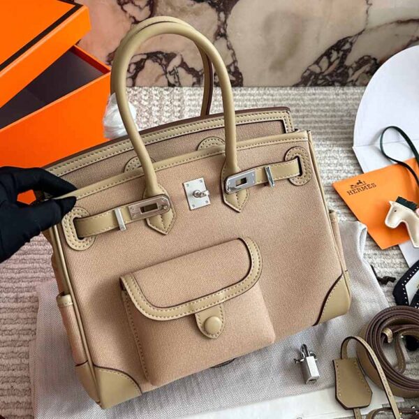 Hermès Birkin 25 Cargo Ecru-Beige (2)