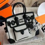 Hermès Birkin 25 Cargo Ecru-Black (1)