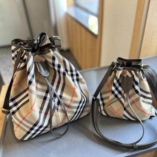 Mini Small Check Bucket Bag (1)