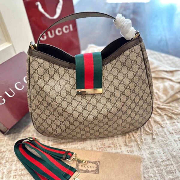 Web GG Canvas Large Hobo Bag (1)