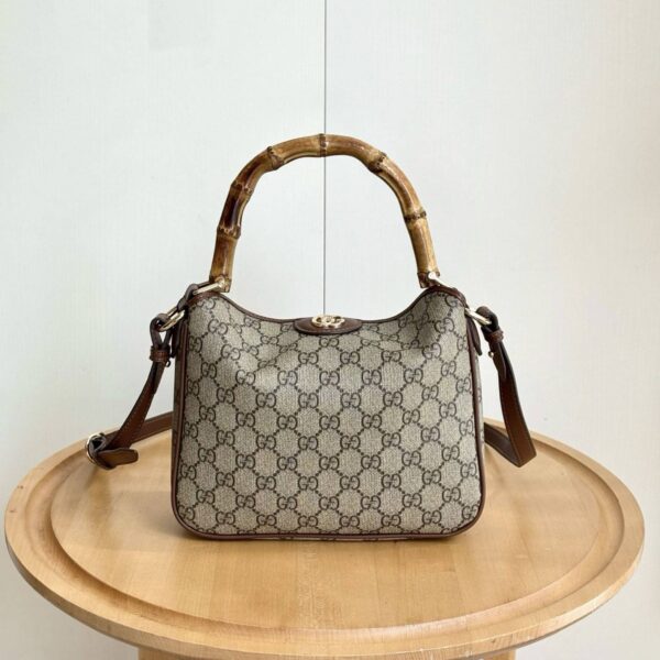 Gucci Diana Small Tote Bag Canvas leather (17)
