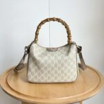 Gucci Diana Small Tote Bag Canvas leather (9)