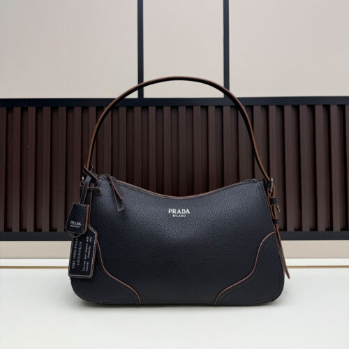 Prada Aimèe large leather shoulder bag (1)
