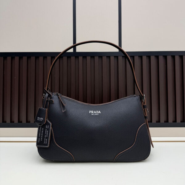 Prada Aimèe large leather shoulder bag (1)