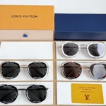 Super Vision Metal Pilot Square Sunglasses (8)