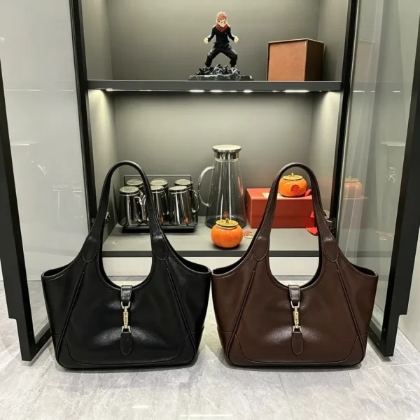 Mercato small tote bag Black White
