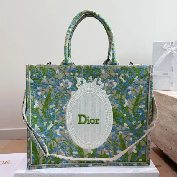 Large Dior Book Tote with Strap M20E 42cm (1)