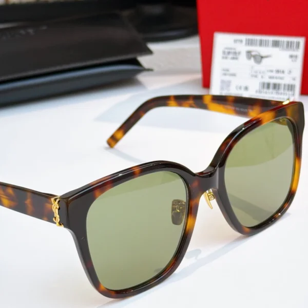 Saint Laurent Square-Frame Tortoiseshell Acetate Sunglasses (6)