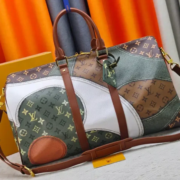 Monogram Khaki Keepall Bandoulière 50