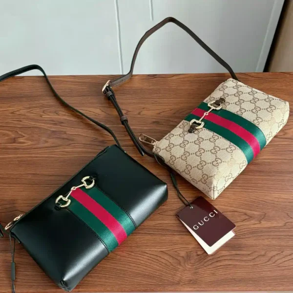 Gucci Horsebit Web small shoulder bag