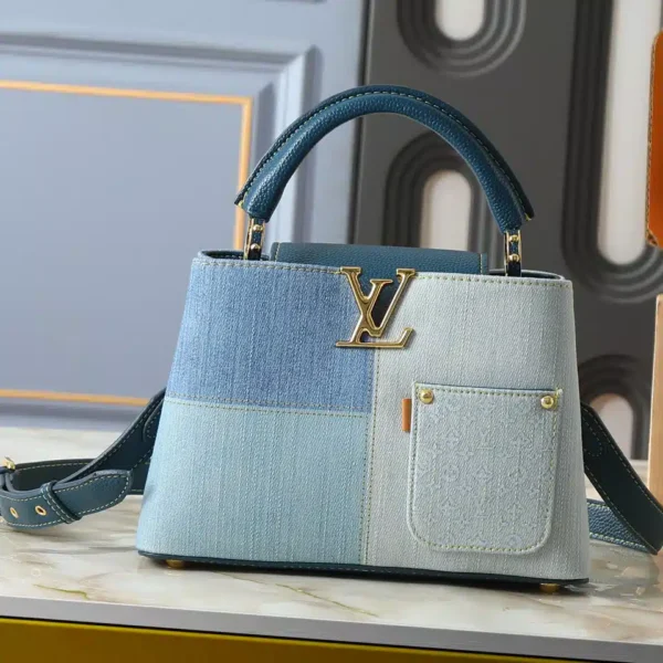 Blue Denim Capucines BB
